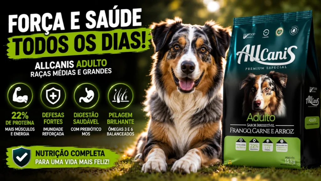 Força e saúde para seu pet